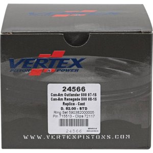 Can-Am Outlander 500 4x4 Piston Kit - Vertex Pistons - Cast Replica - `07-`15 Can-Am Outlander 500 4x4 Piston Kit - Vertex Pistons - Cast Replica - `07-`15